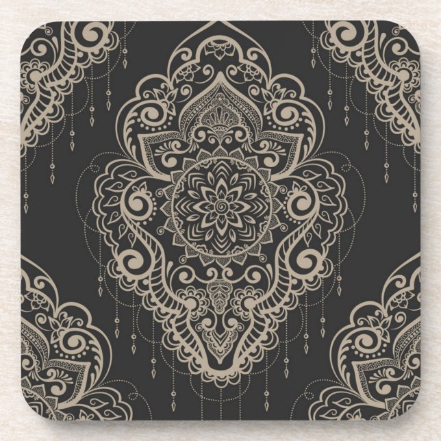 Dessous-de-verre Motif brocart (Devant)
