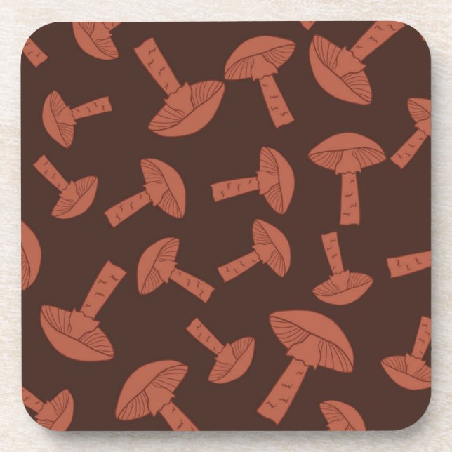 Dessous-de-verre Motif champignon (Devant)