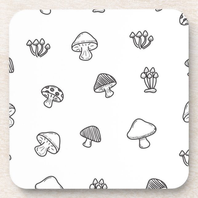 Dessous-de-verre Motif champignon (Devant)