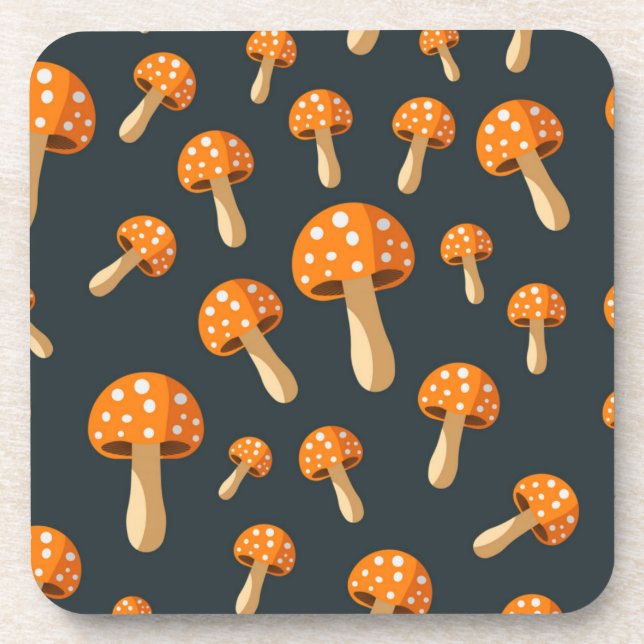 Dessous-de-verre Motif champignon (Devant)