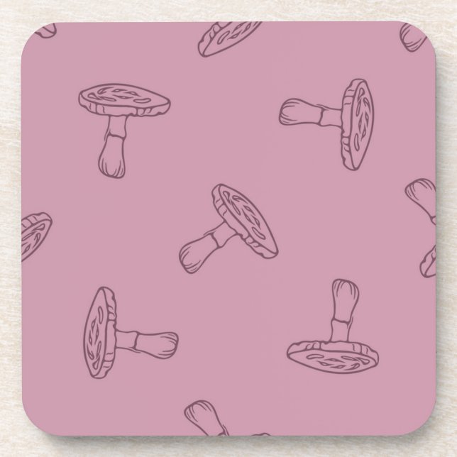Dessous-de-verre Motif champignon (Devant)