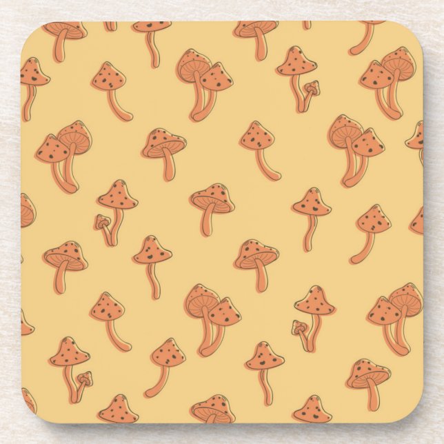 Dessous-de-verre Motif champignon (Devant)