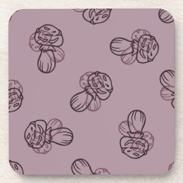 Dessous-de-verre Motif champignon (Devant)