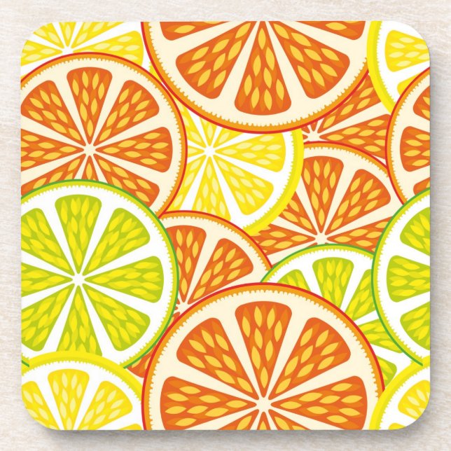 Dessous-de-verre Motif d'agrume (Devant)