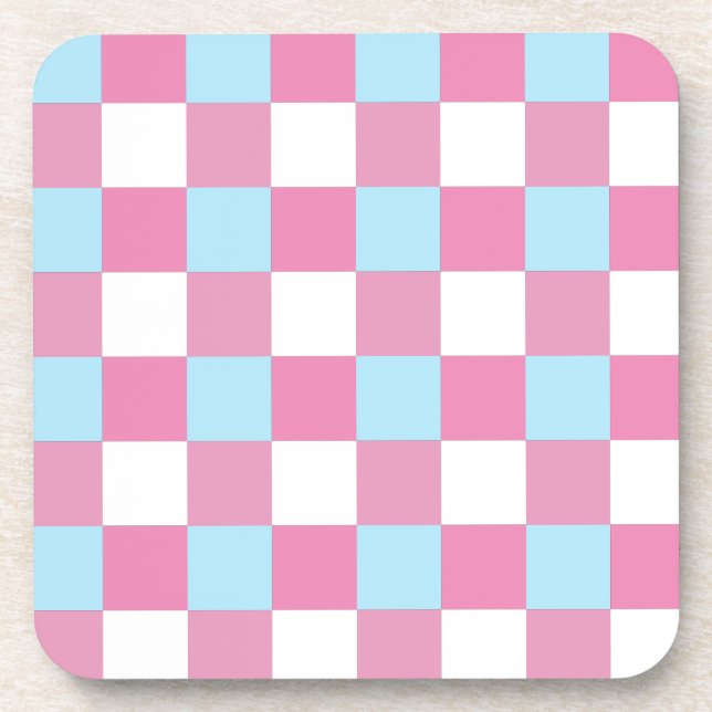 Dessous-de-verre Motif damier (Devant)