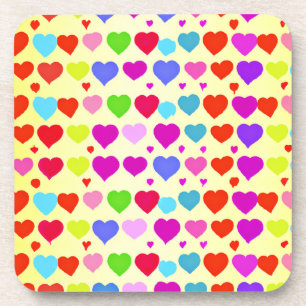 Dessous-de-verre Motif d'amour éblouissant