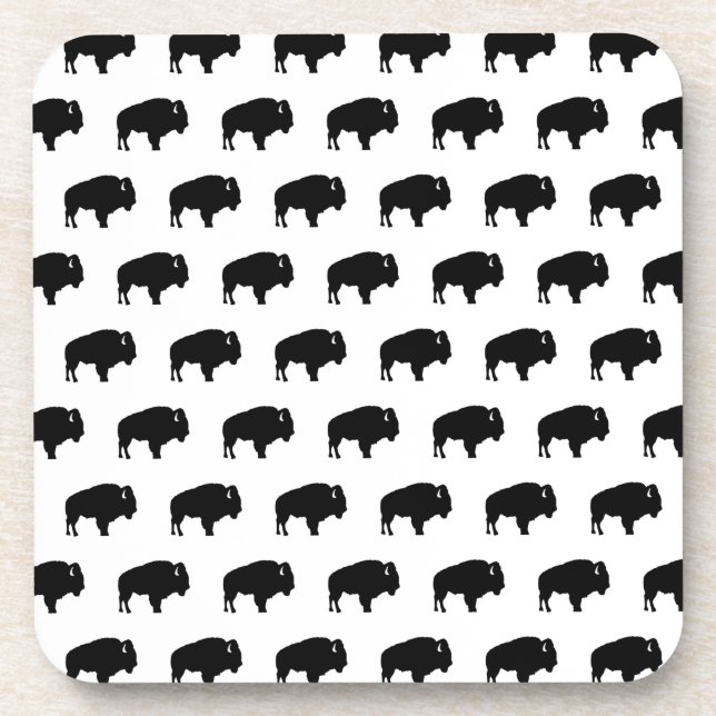 Dessous-de-verre motif de bison (Devant)