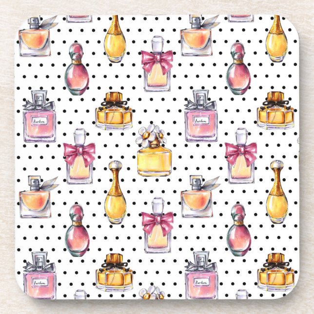 Dessous-de-verre Motif de bouteille de Parfum (Devant)
