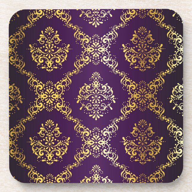 Dessous-de-verre Motif de brocart (Devant)