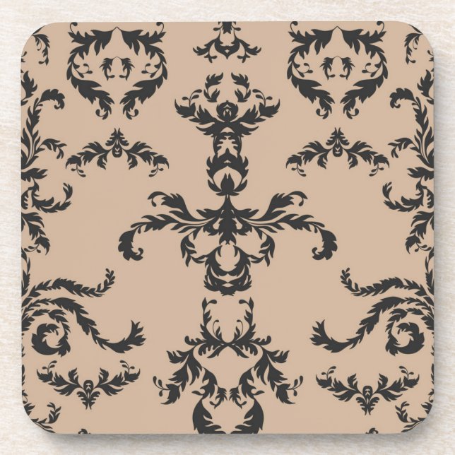 Dessous-de-verre Motif de brocart (Devant)