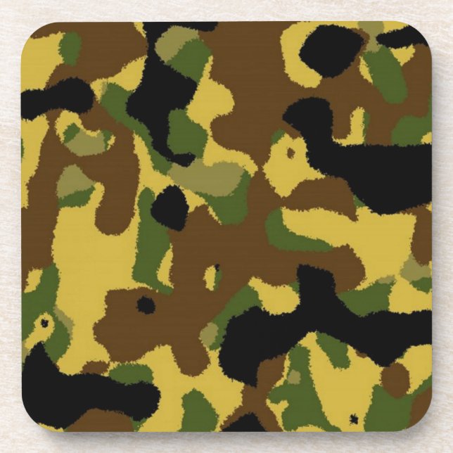 Dessous-de-verre motif de camouflage (Devant)