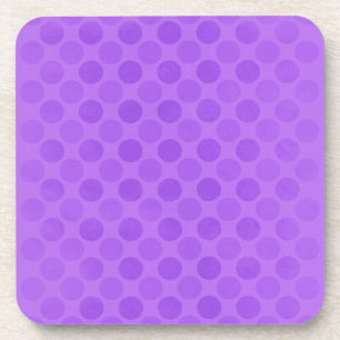 Dessous-de-verre Motif de cercles violets délavés rétro