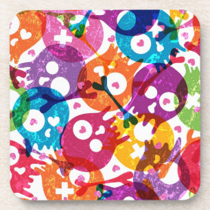 Dessous-de-verre Motif de crânes