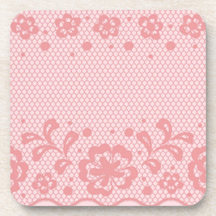 Dessous-de-verre Motif de dentelle, cru 3 de fleur