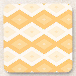 Dessous-de-verre Motif de diamant jaune