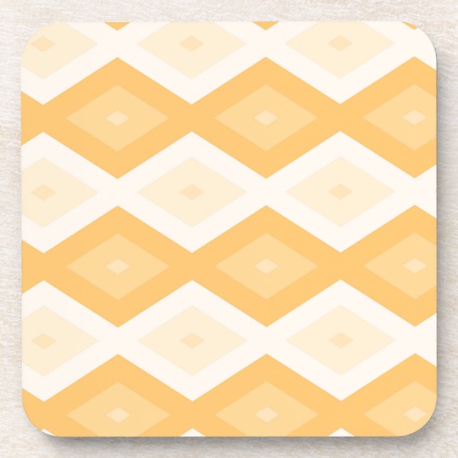 Dessous-de-verre Motif de diamant jaune (Devant)