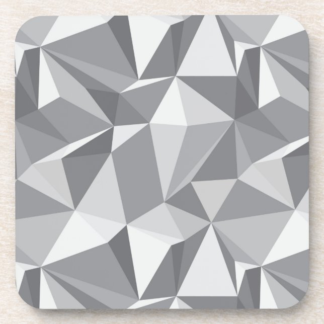 Dessous-de-verre Motif de diamant - polygone abstrait (Devant)