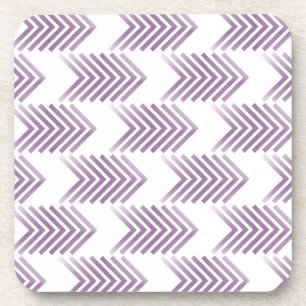 Dessous-de-verre Motif de flèche Tribal Violet