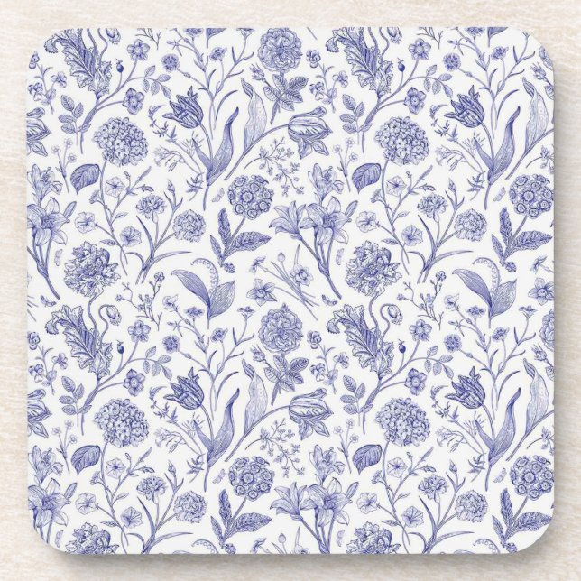 Dessous-de-verre Motif de fleurs (Devant)
