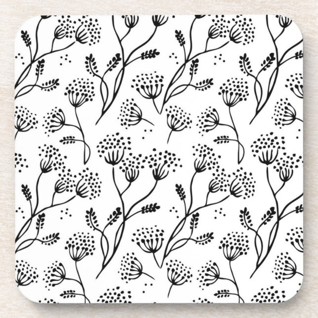 Dessous-de-verre Motif de fleurs (Devant)