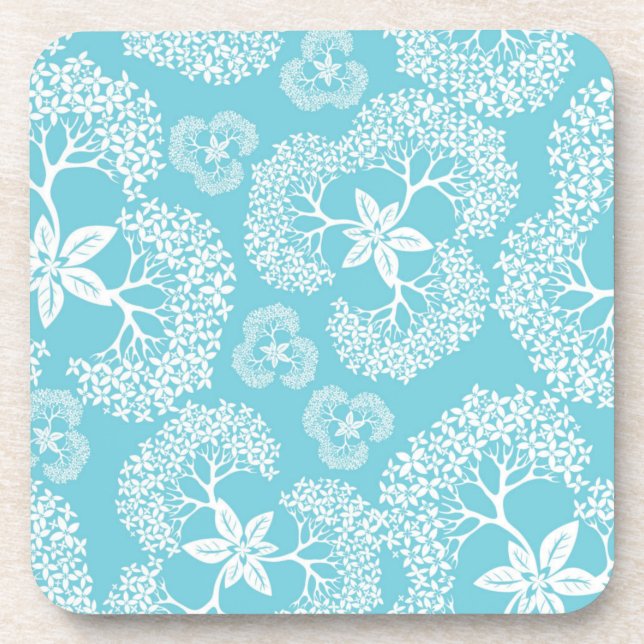 Dessous-de-verre Motif de fleurs (Devant)