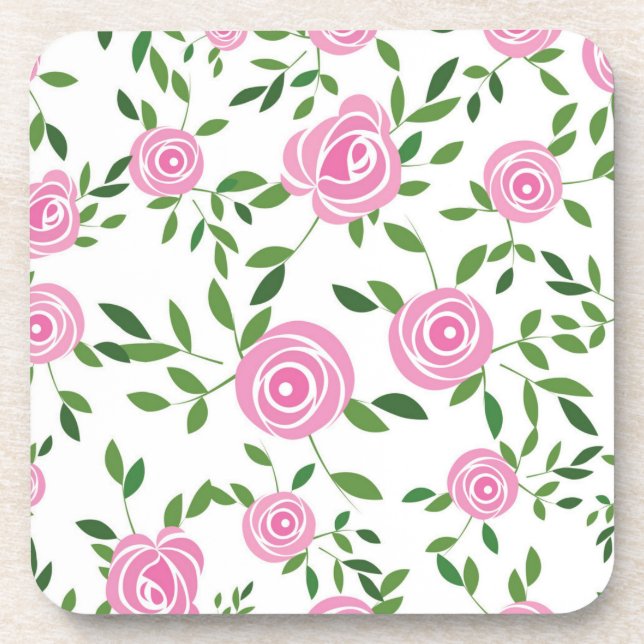 Dessous-de-verre Motif de fleurs (Devant)
