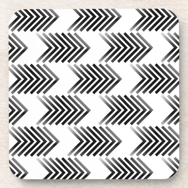 Dessous-de-verre Motif de la flèche de la tribu noire (Devant)