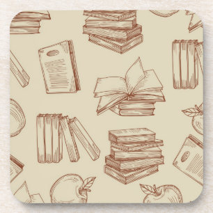 Dessous-de-verre Motif de livre