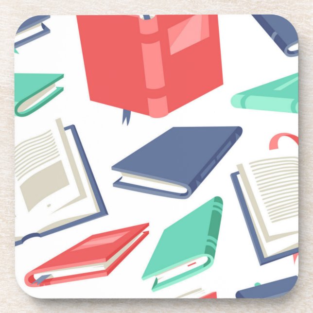 Dessous-de-verre Motif de livre (Devant)