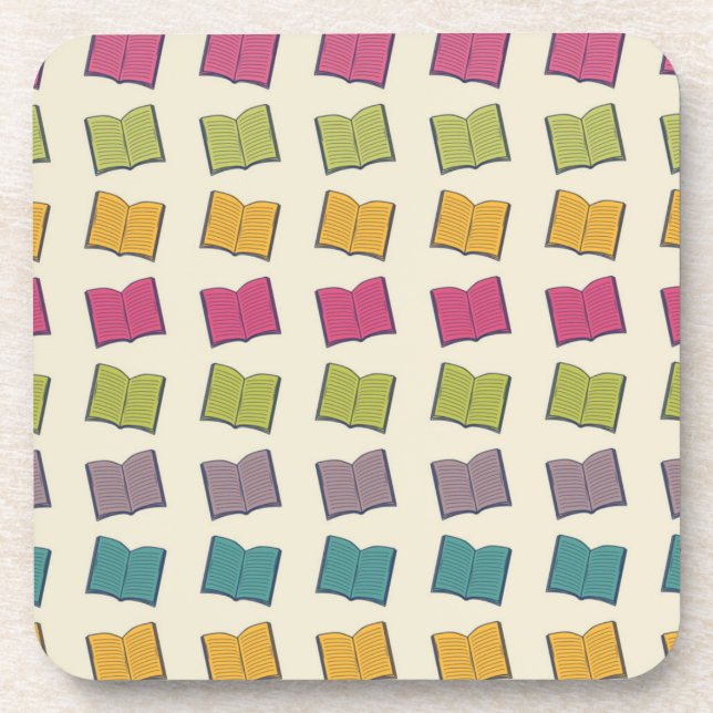 Dessous-de-verre Motif de livre (Devant)
