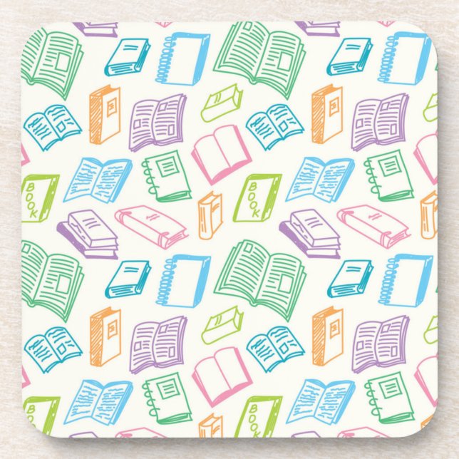 Dessous-de-verre Motif de livre (Devant)