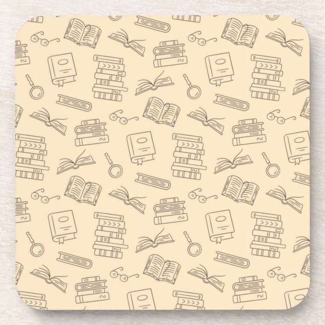 Dessous-de-verre Motif de livre (Devant)