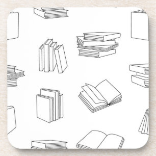 Dessous-de-verre Motif de livre