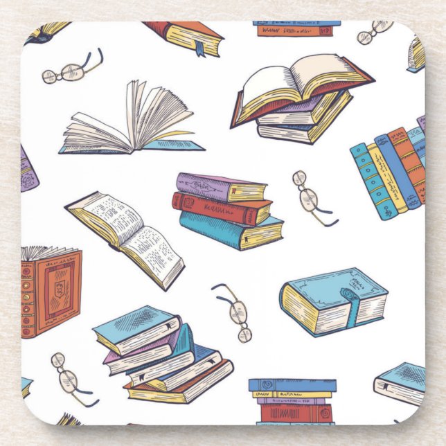Dessous-de-verre Motif de livre (Devant)