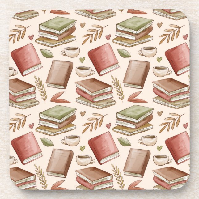 Dessous-de-verre Motif de livre (Devant)