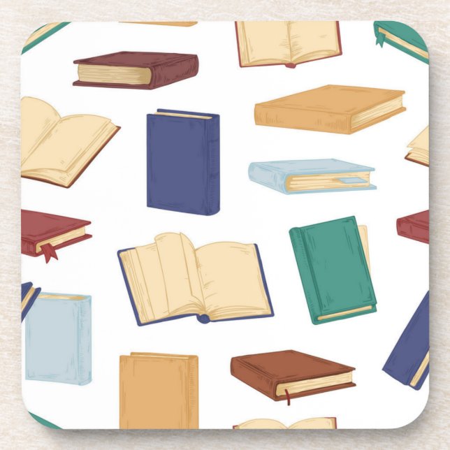 Dessous-de-verre Motif de livre (Devant)