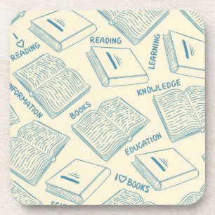 Dessous-de-verre Motif de livre