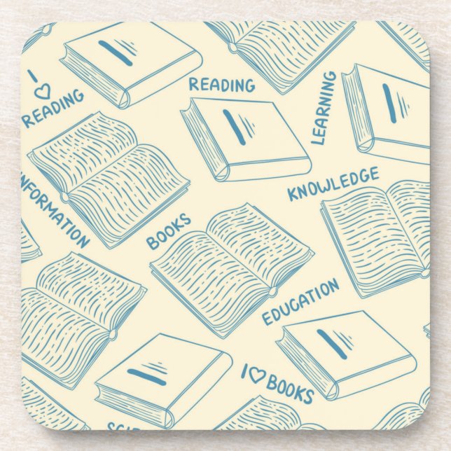 Dessous-de-verre Motif de livre (Devant)