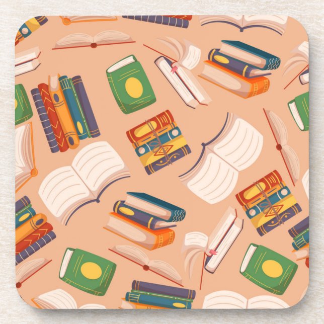 Dessous-de-verre Motif de livre (Devant)