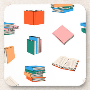 Dessous-de-verre Motif de livre
