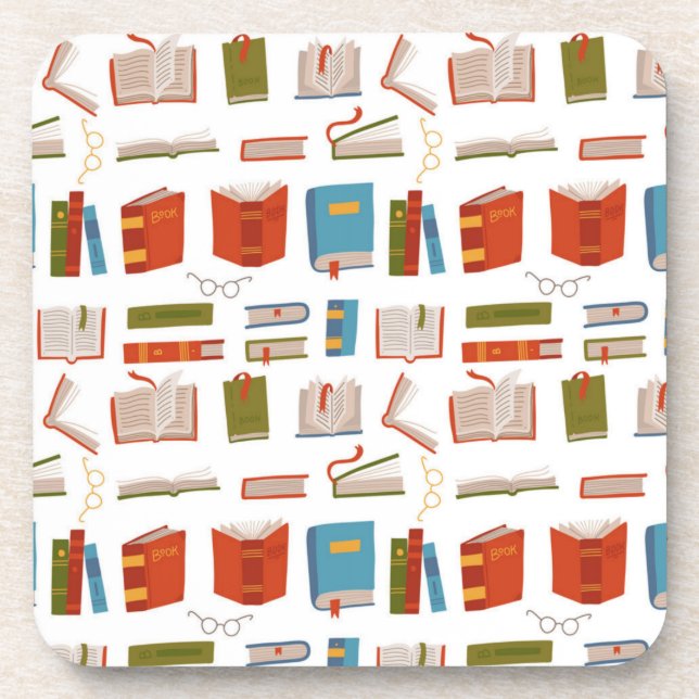 Dessous-de-verre Motif de livre (Devant)