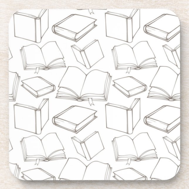 Dessous-de-verre Motif de livre (Devant)