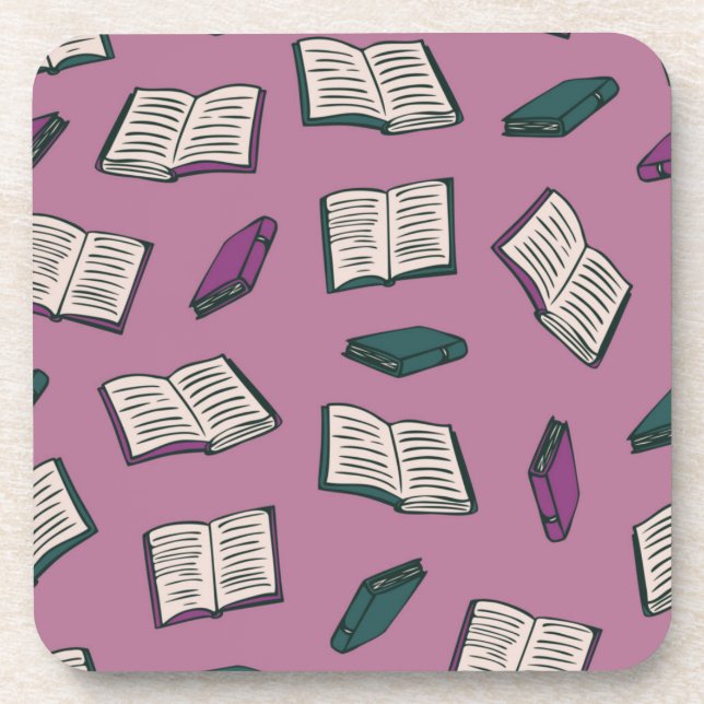 Dessous-de-verre Motif de livre (Devant)