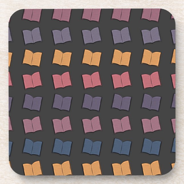 Dessous-de-verre Motif de livre (Devant)