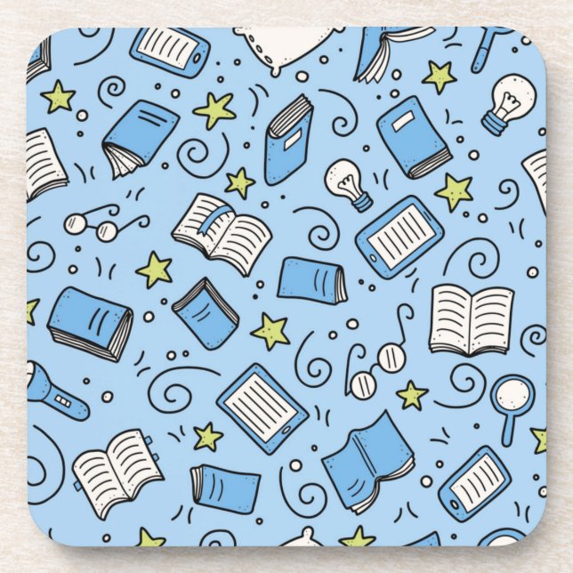 Dessous-de-verre Motif de livre (Devant)