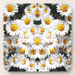 Dessous-de-verre Motif de marguerites Kaleidoscope
