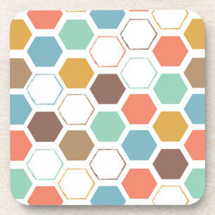Dessous-de-verre Motif de module de ruche d'abeille