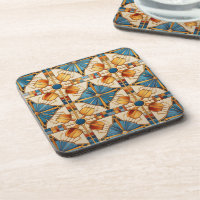 Motif de mosaïque géométrique marocaine #1 Turquoi