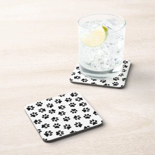 Dessous-de-verre Motif De Pâtes, Paniers De Chien, Paniers Noirs