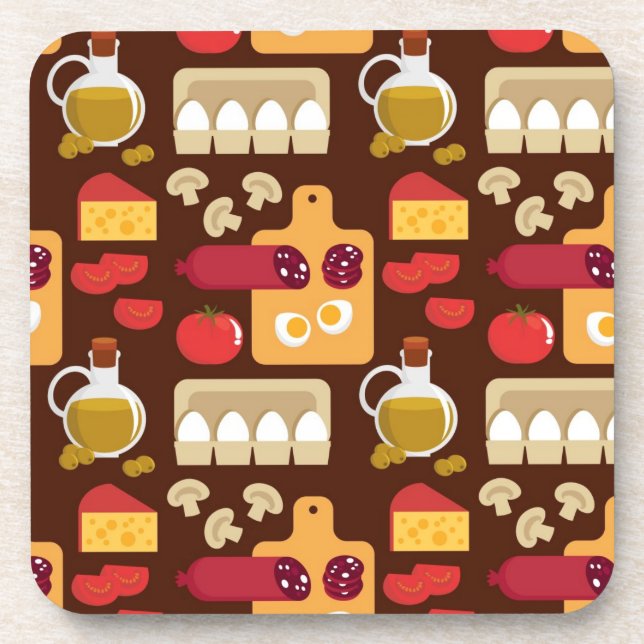 Dessous-de-verre Motif de pizza (Devant)
